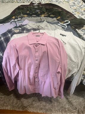 Men’s Dress & Casual Button Up  Long-Sleeve Shirt. All in excellent condition.
